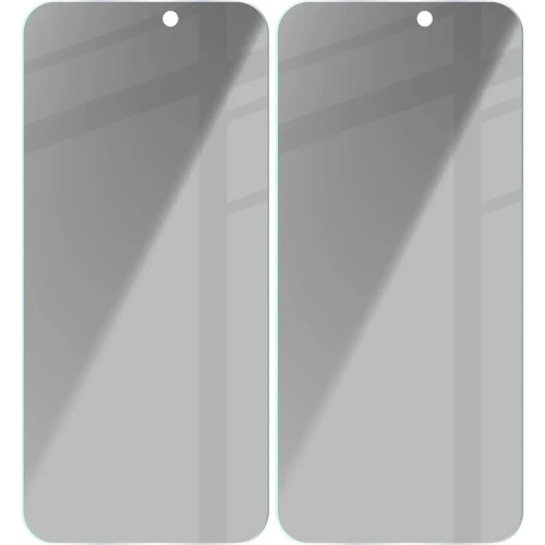 Prywatyzujące szkło hartowane Bizon Glass Clear Shadow do Apple iPhone 15 Plus / 15 Pro Max / 16 Plus przyciemniane [2 PACK]