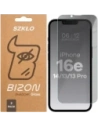 Prywatyzujące szkło hartowane Bizon Glass Clear Shadow do Apple iPhone 16e / 14 / 13 Pro / 13 przyciemniane [2 PACK]