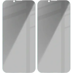 Prywatyzujące szkło hartowane Bizon Glass Clear Shadow do Apple iPhone 16e / 14 / 13 Pro / 13 przyciemniane [2 PACK]