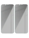 Prywatyzujące szkło hartowane Bizon Glass Clear Shadow do Apple iPhone 16e / 14 / 13 Pro / 13 przyciemniane [2 PACK]