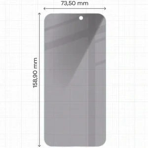 Prywatyzujące szkło hartowane Bizon Glass Clear Shadow do Apple iPhone 16 Pro Max przyciemniane [2 PACK]