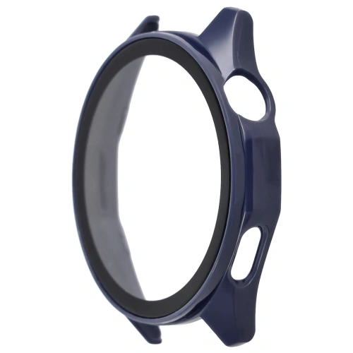 Etui ze szkłem do zegarka Bizon Case+Glass Watch do Huawei Watch GT6 46mm niebieskie