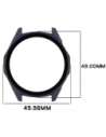Etui ze szkłem do zegarka Bizon Case+Glass Watch do Huawei Watch GT6 46mm niebieskie