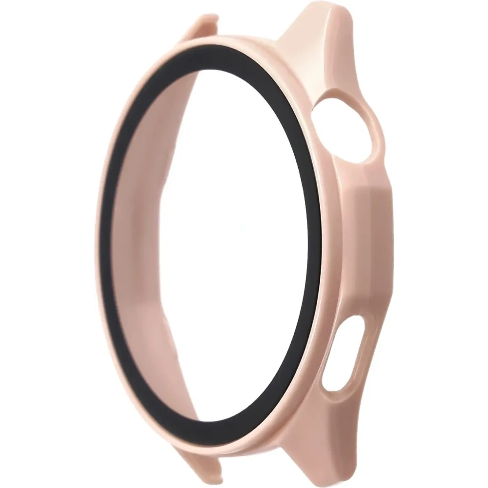 Etui ze szkłem do zegarka Bizon Case+Glass Watch do Huawei Watch GT6 46mm różowe