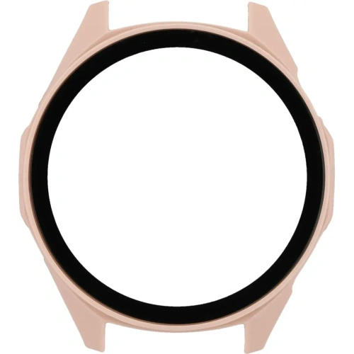 Etui ze szkłem do zegarka Bizon Case+Glass Watch do Huawei Watch GT6 46mm różowe