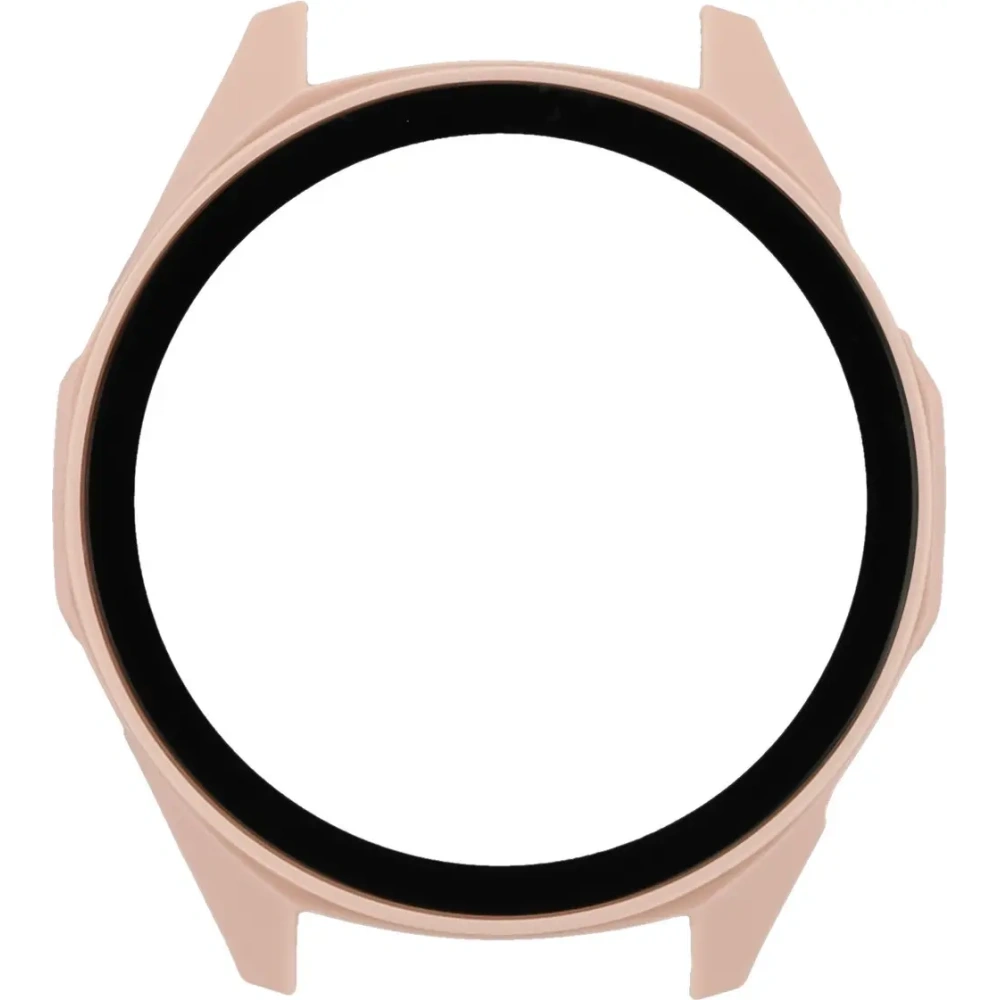 Etui ze szkłem do zegarka Bizon Case+Glass Watch do Huawei Watch GT6 46mm różowe