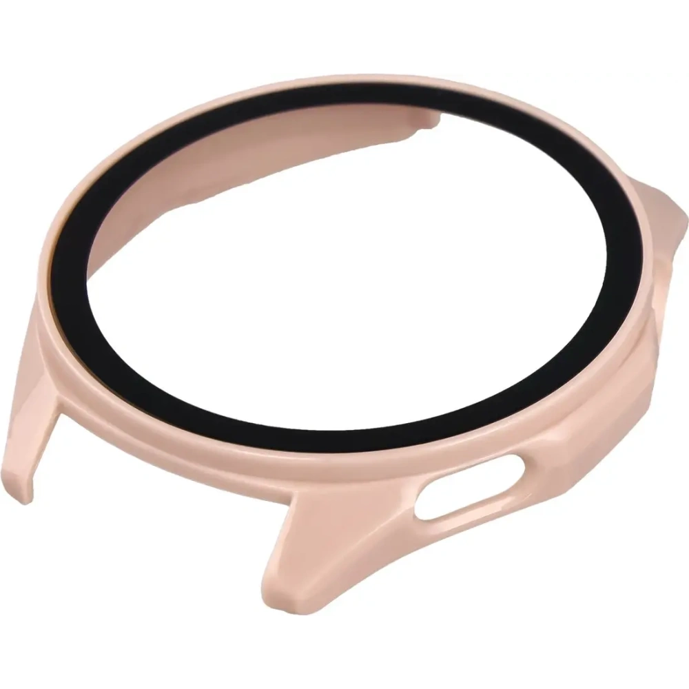 Etui ze szkłem do zegarka Bizon Case+Glass Watch do Huawei Watch GT6 46mm różowe