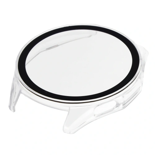 Etui ze szkłem do zegarka Bizon Case+Glass Watch do Huawei Watch GT6 46mm przeźroczyste