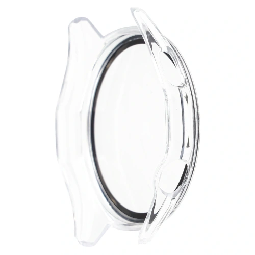 Etui ze szkłem do zegarka Bizon Case+Glass Watch do Huawei Watch GT6 46mm przeźroczyste