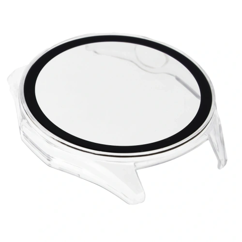 Etui ze szkłem do zegarka Bizon Case+Glass Watch do Huawei Watch GT6 46mm przeźroczyste