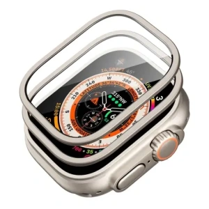 Szkło hartowane ESR Armorite Tempered Glass do Apple Watch Ultra 1 / 2 / 3 49mm Titanium [2 PACK]