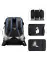 Plecak Tech-Protect Defender S50 Ryanair & Wizzair Travel Laptop Cabin Backpack 20L 40x20x25 Black