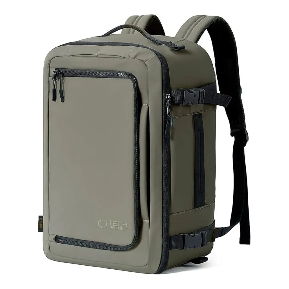 Plecak Tech-Protect Defender S50 Ryanair & Wizzair Travel Laptop Cabin Backpack 20L 40x20x25 Olive Green