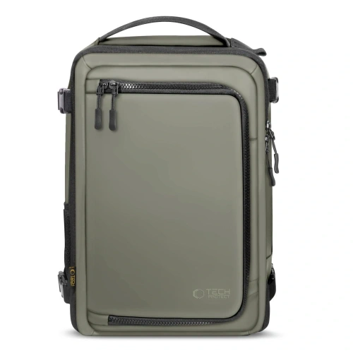 Plecak Tech-Protect Defender S50 Ryanair & Wizzair Travel Laptop Cabin Backpack 20L 40x20x25 Olive Green