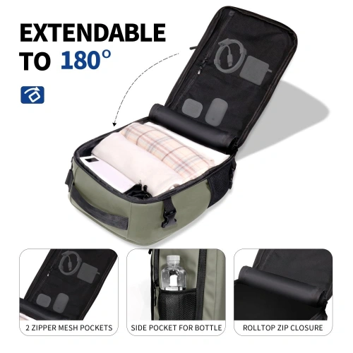 Plecak Tech-Protect Defender S50 Ryanair & Wizzair Travel Laptop Cabin Backpack 20L 40x20x25 Olive Green