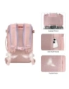 Plecak Tech-Protect Defender S50 Ryanair & Wizzair Travel Laptop Cabin Backpack 20L 40x20x25 Dusty Pink