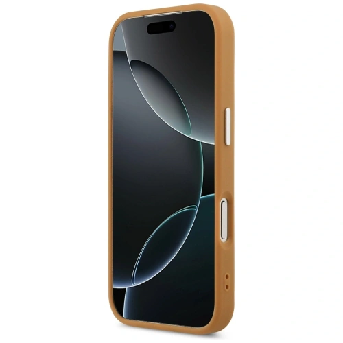 Etui Karl Lagerfeld Point & Metal Logo MagSafe do Apple iPhone 17 Pro brązowy