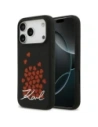 Etui Karl Lagerfeld Silicone Heart Sign Logo MagSafe do Apple iPhone 17 Pro czarny