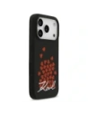 Etui Karl Lagerfeld Silicone Heart Sign Logo MagSafe do Apple iPhone 17 Pro czarny
