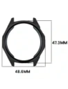 Etui z osłoną ekranu Bizon Case Watch Felipe do Huawei Watch GT6 46mm czarne