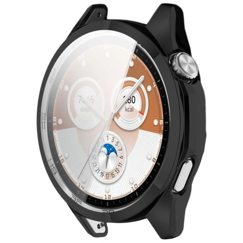 Etui z osłoną ekranu Bizon Case Watch Felipe do Huawei Watch GT6 46mm czarne
