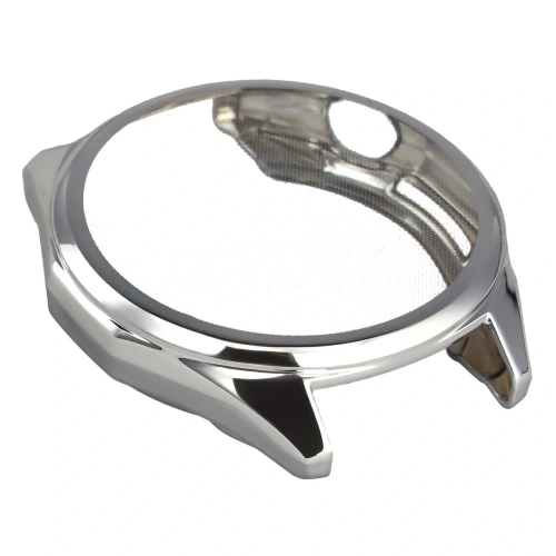 Etui z osłoną ekranu Bizon Case Watch Felipe do Huawei Watch GT6 46mm srebrne