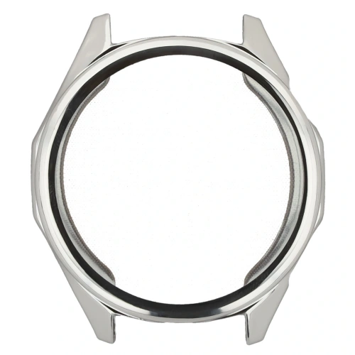 Etui z osłoną ekranu Bizon Case Watch Felipe do Huawei Watch GT6 46mm srebrne