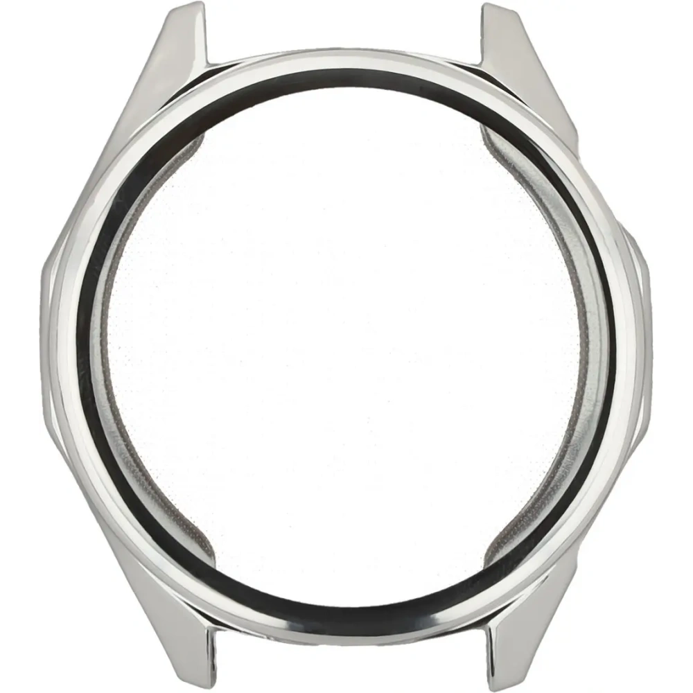 Etui z osłoną ekranu Bizon Case Watch Felipe do Huawei Watch GT6 46mm srebrne