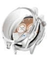 Etui z osłoną ekranu Bizon Case Watch Felipe do Huawei Watch GT6 46mm srebrne