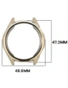 Etui z osłoną ekranu Bizon Case Watch Felipe do Huawei Watch GT6 46mm złote