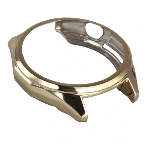 Etui z osłoną ekranu Bizon Case Watch Felipe do Huawei Watch GT6 46mm złote