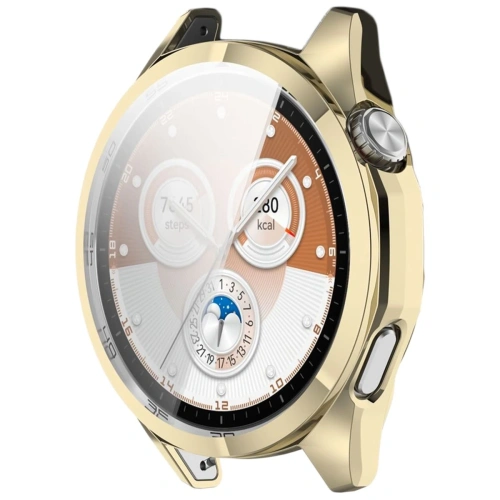 Etui z osłoną ekranu Bizon Case Watch Felipe do Huawei Watch GT6 46mm złote