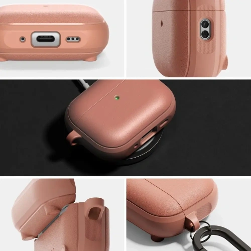 Etui Ringke Onyx Magnetic MagSafe do Apple AirPods Pro 3 Constant Coral