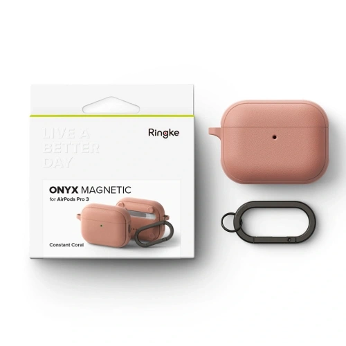 Etui Ringke Onyx Magnetic MagSafe do Apple AirPods Pro 3 Constant Coral