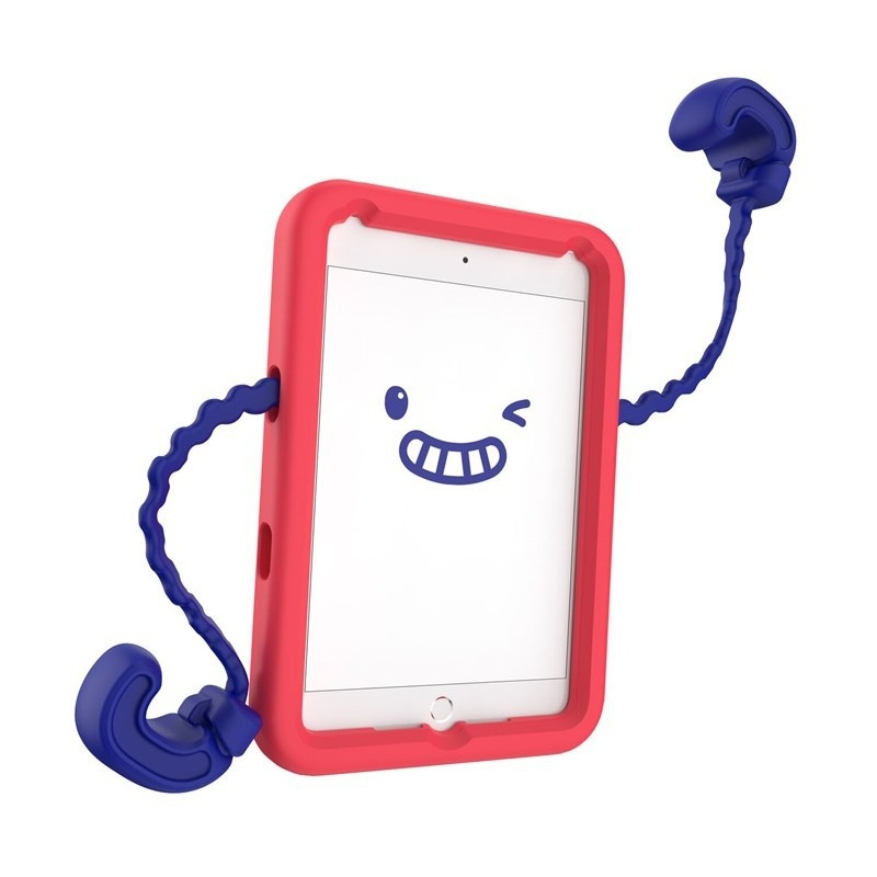 Hurtownia Speck - 848709074096 - SPK083RED - Etui Speck Case-E Apple iPad mini 7.9 2015/2019 (4. i 5. generacji) z elastyczną podstawką Sandia Red/Brilliant Blue - B2B homescreen