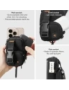 Organizer mangetyczny Spigen Snap Zip MagSafe Pouch Black