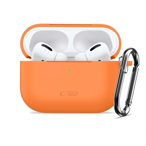 Etui Tech-Protect Silicone Hook do Apple AirPods Pro 3 Cosmic Orange