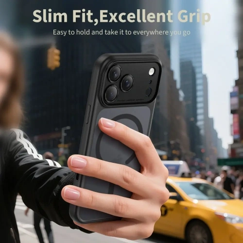 Etui Tech-Protect Magpeak MagSafe CC do Apple iPhone 17 Pro Max Matte Black