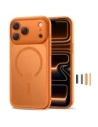 Etui Tech-Protect Magpeak MagSafe CC do Apple iPhone 17 Pro Matte Cosmic Orange