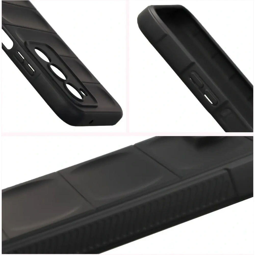 Pancerne etui Bizon Case Tur do Xiaomi Redmi 15 4G / 5G czarne Pancerne etui Bizon Case Tur do Xiaomi Redmi 15 4G / 5G czarne