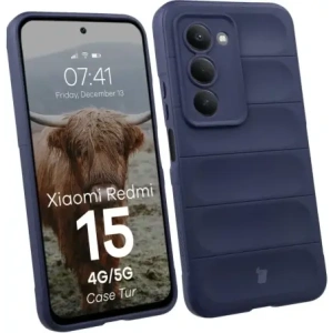 Pancerne etui Bizon Case Tur do Xiaomi Redmi 15 4G / 5G granatowe Pancerne etui Bizon Case Tur do Xiaomi Redmi 15 4G / 5G granatowe