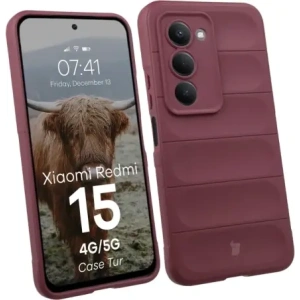 Pancerne etui Bizon Case Tur do Xiaomi Redmi 15 4G / 5G burgundowe Pancerne etui Bizon Case Tur do Xiaomi Redmi 15 4G / 5G burgundowe