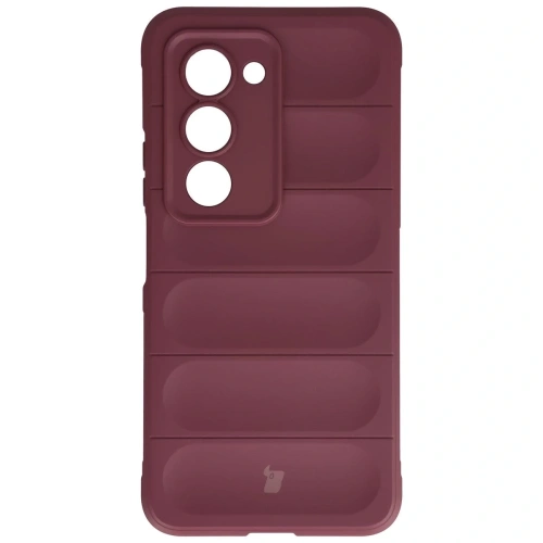 Pancerne etui Bizon Case Tur do Xiaomi Redmi 15 4G / 5G burgundowe