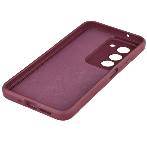 Pancerne etui Bizon Case Tur do Xiaomi Redmi 15 4G / 5G burgundowe
