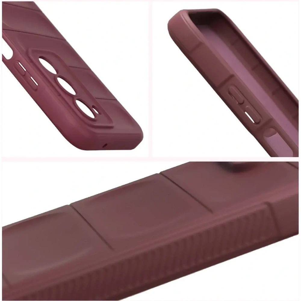 Pancerne etui Bizon Case Tur do Xiaomi Redmi 15 4G / 5G burgundowe Pancerne etui Bizon Case Tur do Xiaomi Redmi 15 4G / 5G burgundowe
