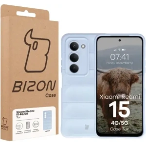 Pancerne etui Bizon Case Tur do Xiaomi Redmi 15 4G / 5G jasnoniebieskie