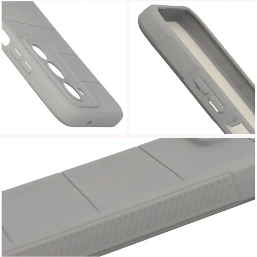 Pancerne etui Bizon Case Tur do Xiaomi Redmi 15 4G / 5G jasnoszare