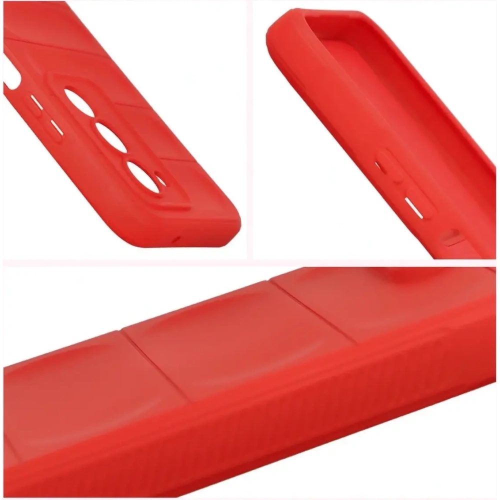Pancerne etui Bizon Case Tur do Xiaomi Redmi 15 4G / 5G czerwone