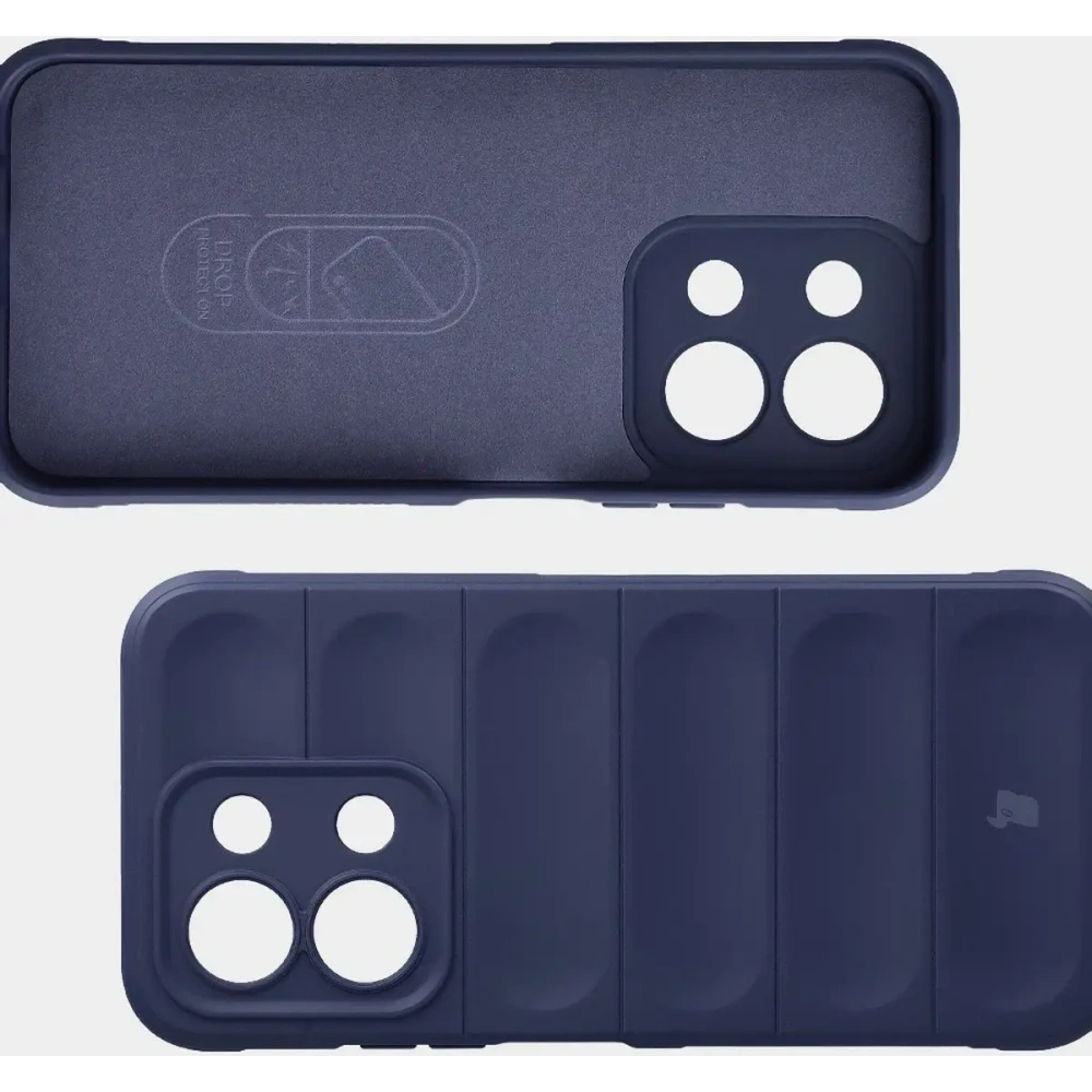 Pancerne etui Bizon Case Tur do Xiaomi Redmi 15C 4G / 5G / POCO C85 4G granatowe