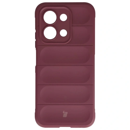 Pancerne etui Bizon Case Tur do Xiaomi Redmi 15C 4G / 5G / POCO C85 4G 173mm burgundowe